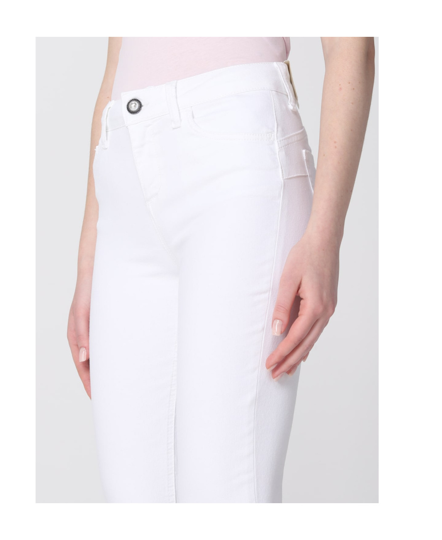 LIU •JO LIU JO MID-RISE CROPPED JEANS