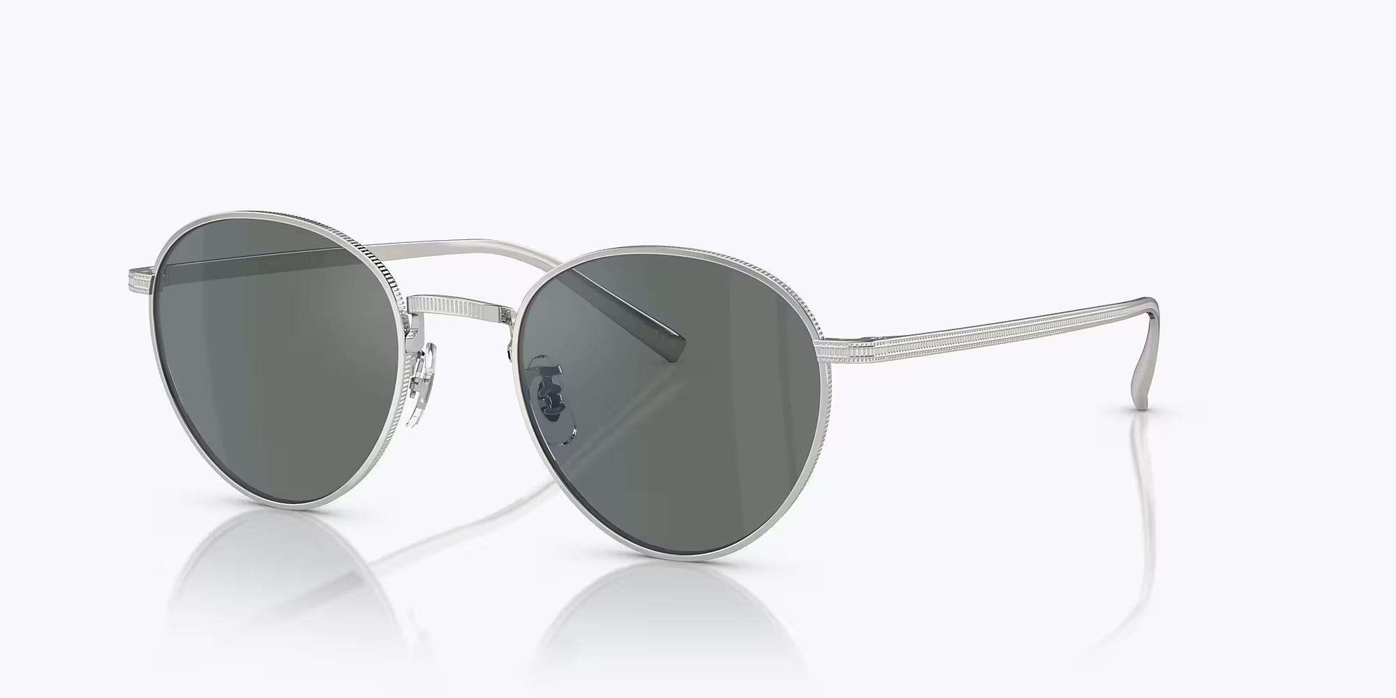 Oliver Peoples M-4 30th Round-frame Sunglasses In Silver