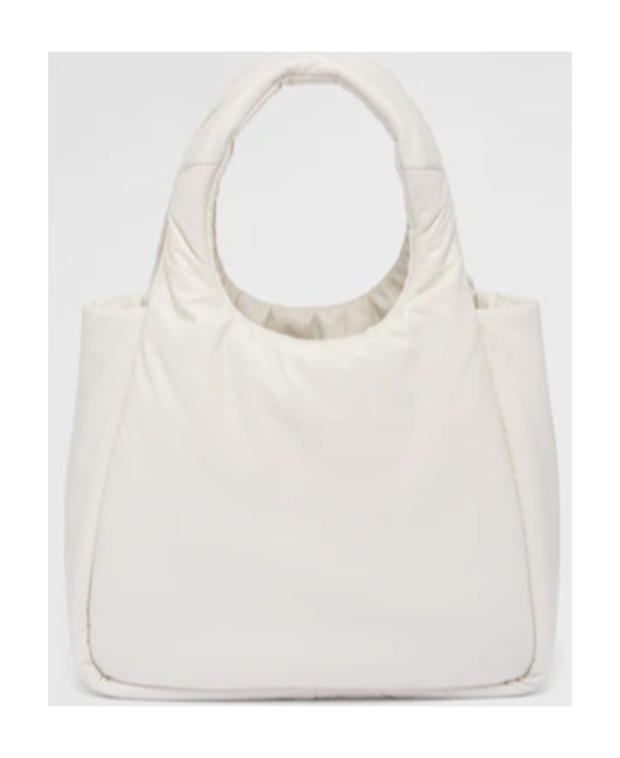 Prada Medium Soft Tote Bag In White