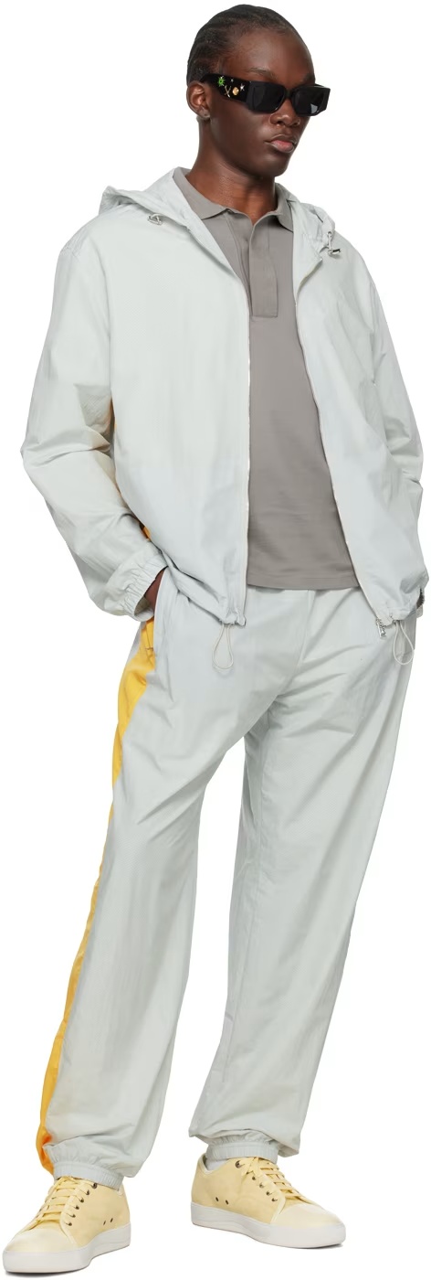 Lanvin Hooded Casual Jacket In White