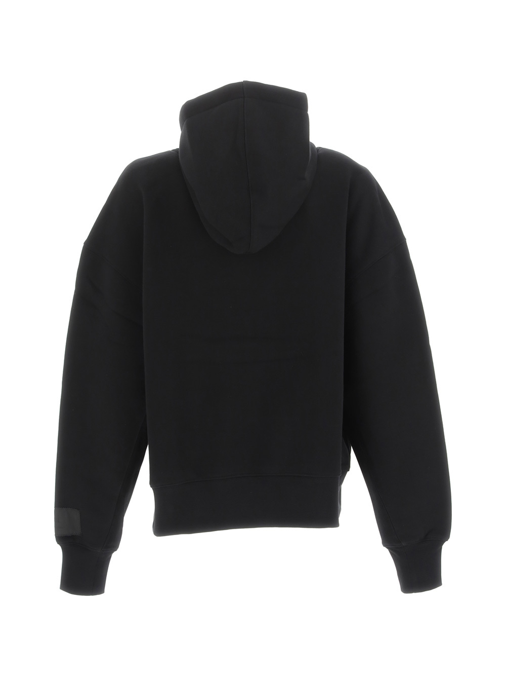Ami Alexandre Mattiussi Ami Paris Long-sleeved Drawstring Hoodie In Black