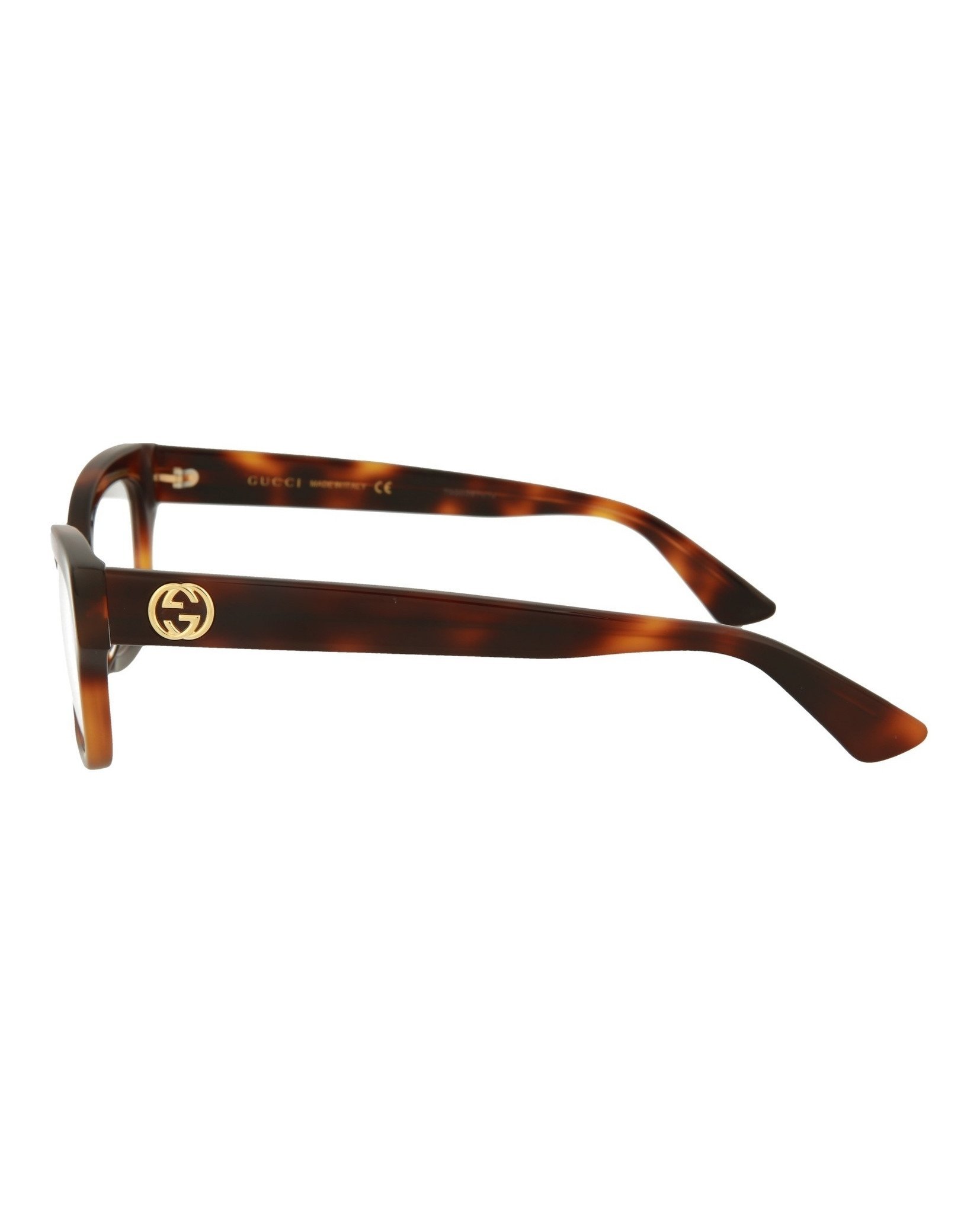 Gucci Logo Flat Mirror In Brown