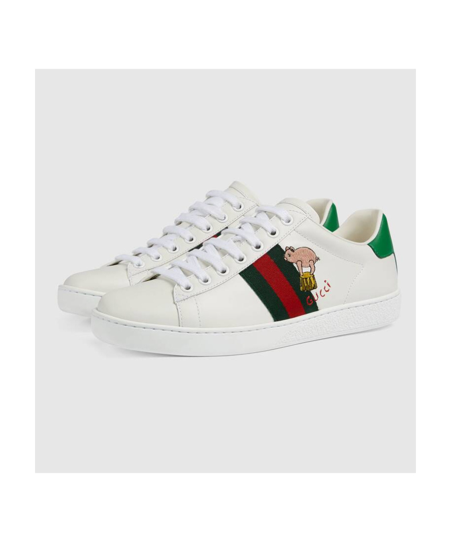 Gucci Ace Low-top Sneakers In Multicolor