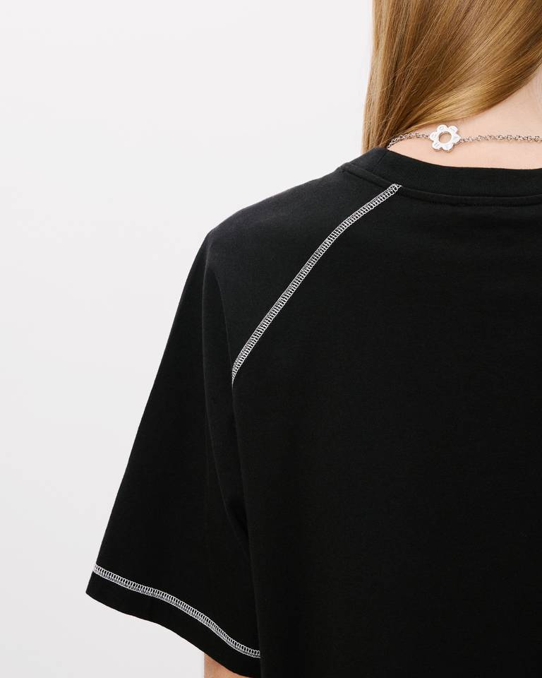 Kenzo Item O-neck Short-sleeved T-shirt In Black