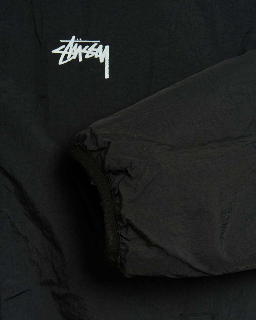 Shop Stussy Double-sided Casual Jacket In Black