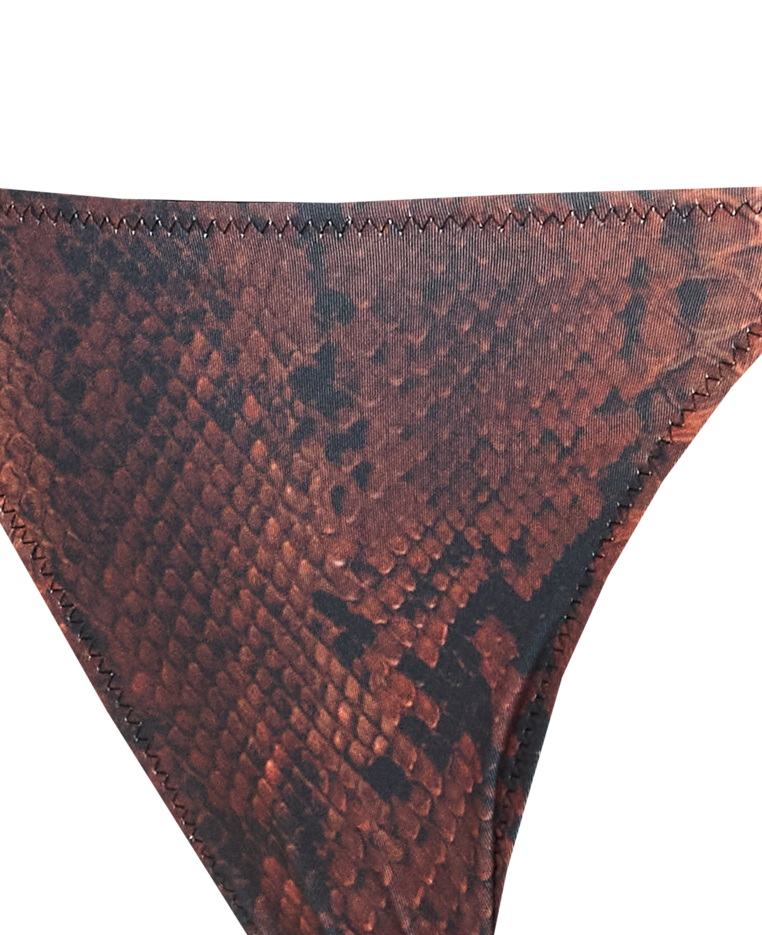 Jean Paul Gaultier Lace-up Bikini In Brown