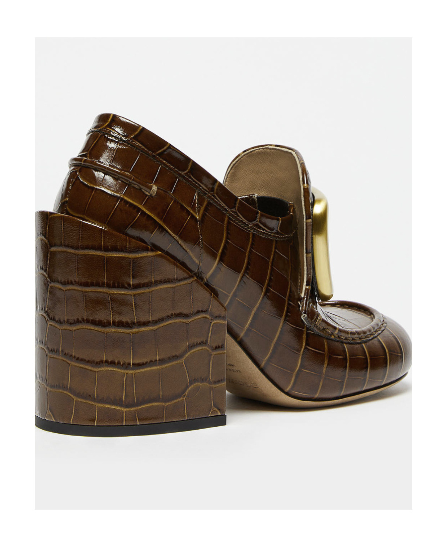 Sportmax Leather Pumps In Brown