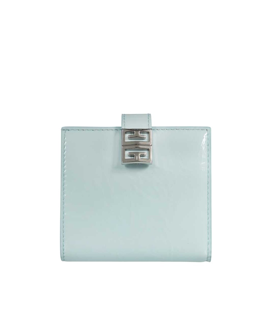 Givenchy Logo Double-folded Wallet In Green