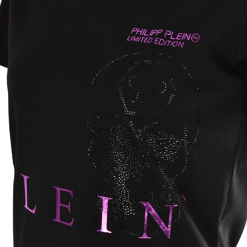Philipp Plein Logo Details T-shirt In Black