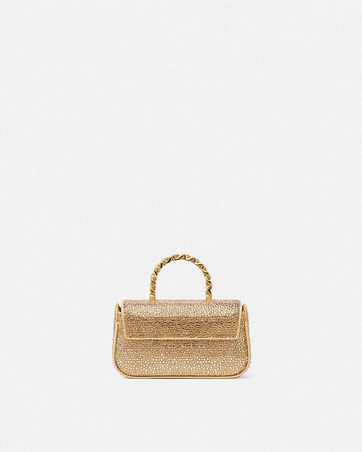 Versace Golden La Medusa Mini Crossbody Bag In Gold