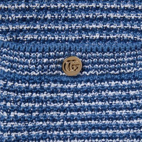 Gucci Fine Cotton Dress In Blue