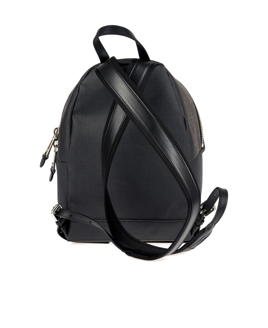 Moschino Pattern Printed Backpack In Black