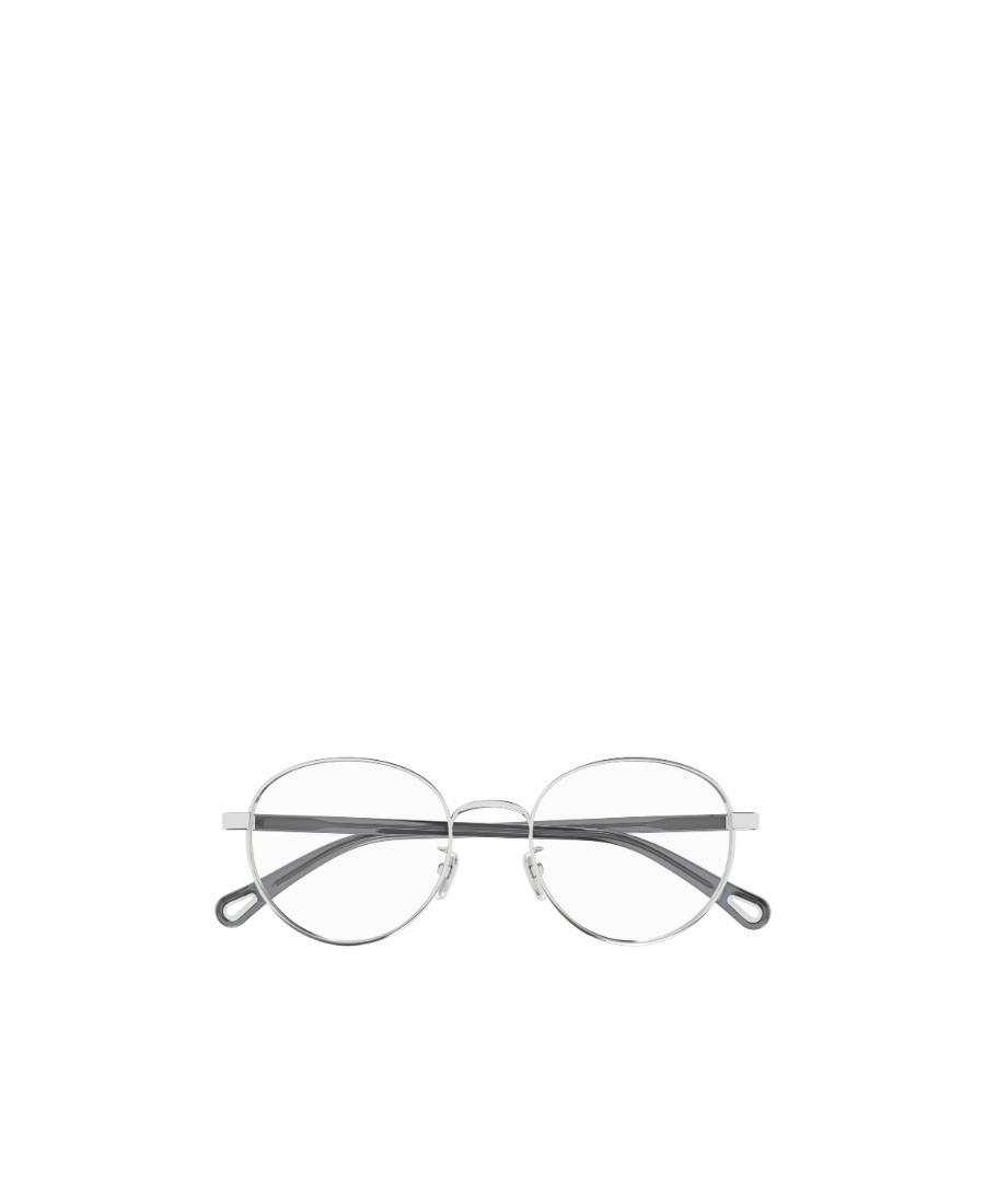 Chloé Eyewear Round Frame Glasses In White
