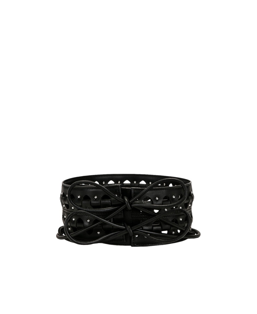 Alaïa Logo Belt In Black