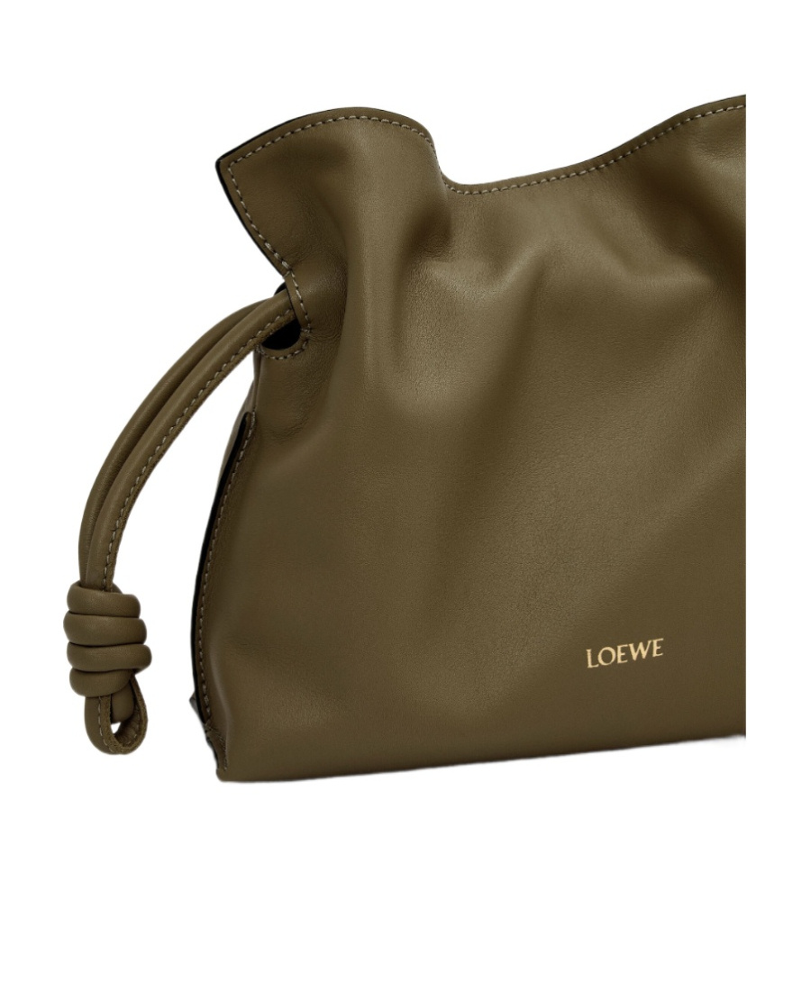 Loewe Flamenco Mini Shoulder Bag In Green