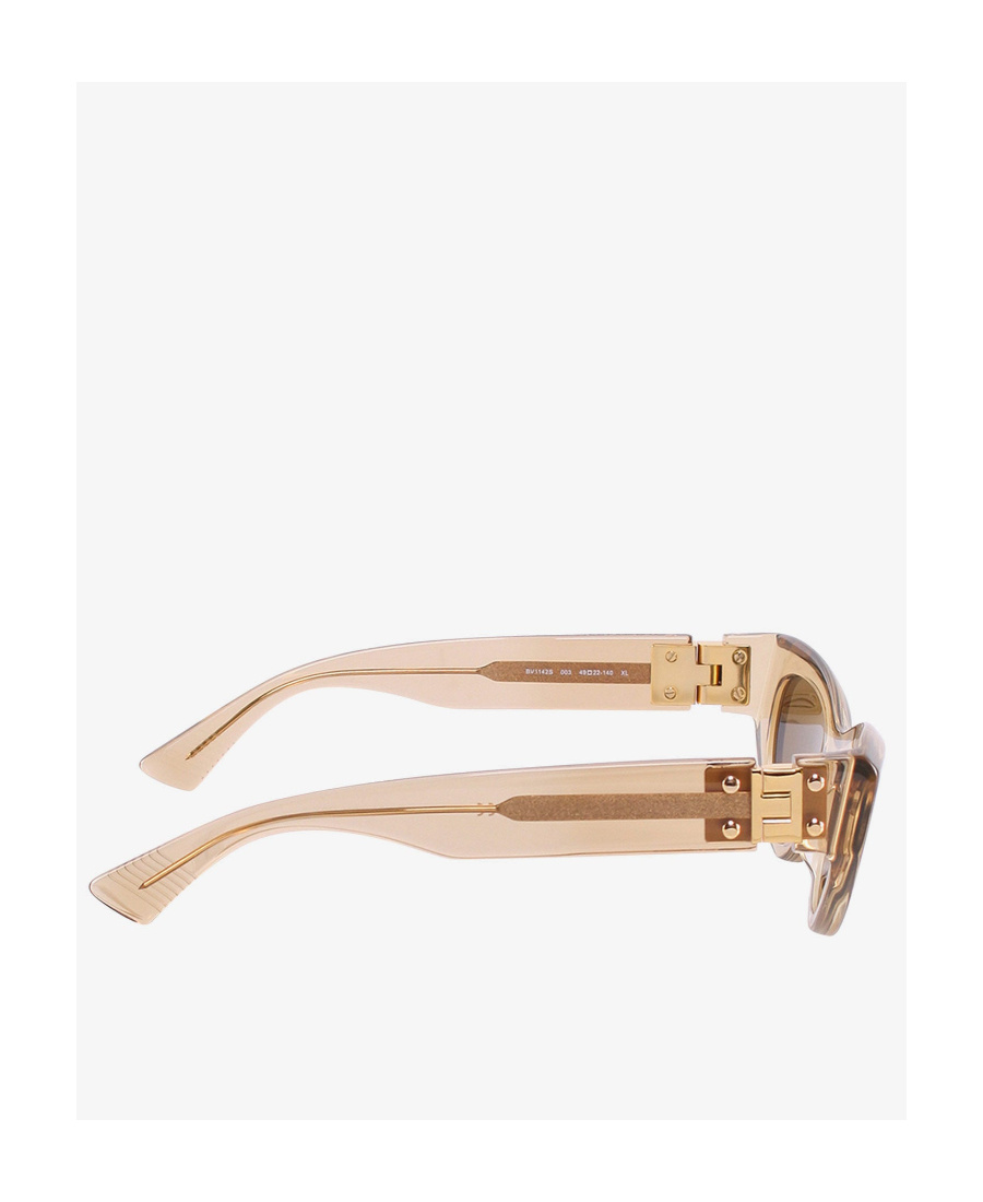Bottega Veneta Angle Cat-eye Sunglasses In Brown
