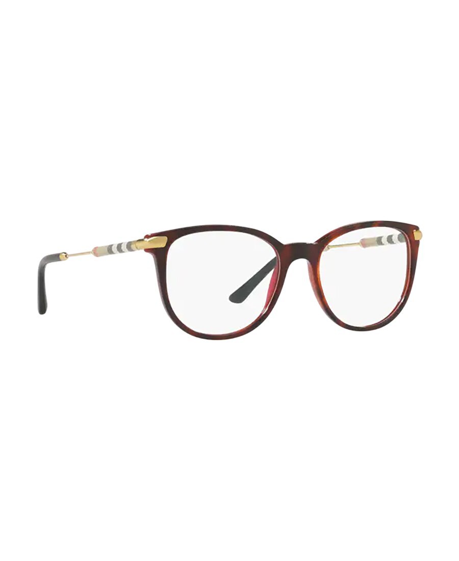 Burberry Logo Striped Flat Mirror In White