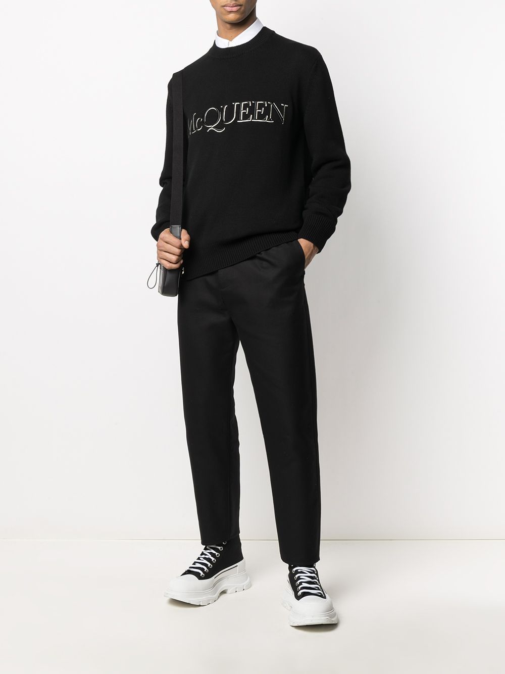 Alexander Mcqueen Sweater In Black