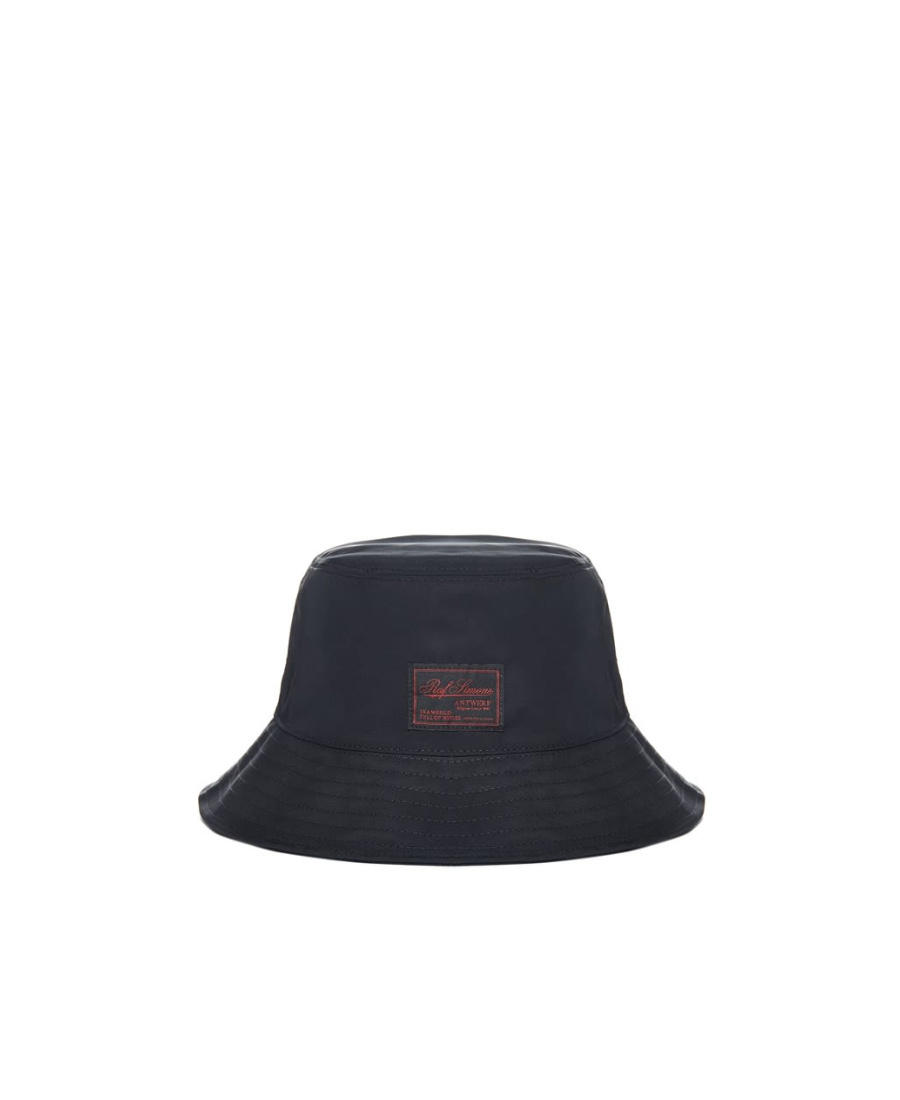 Raf Simons Dual-sided Bucket Hat In Black