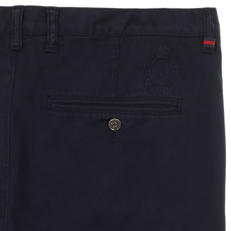 Gucci Logo Casual Pants In Black