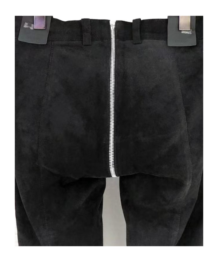 Chrome Hearts Belt Loops Leather Pants In Black