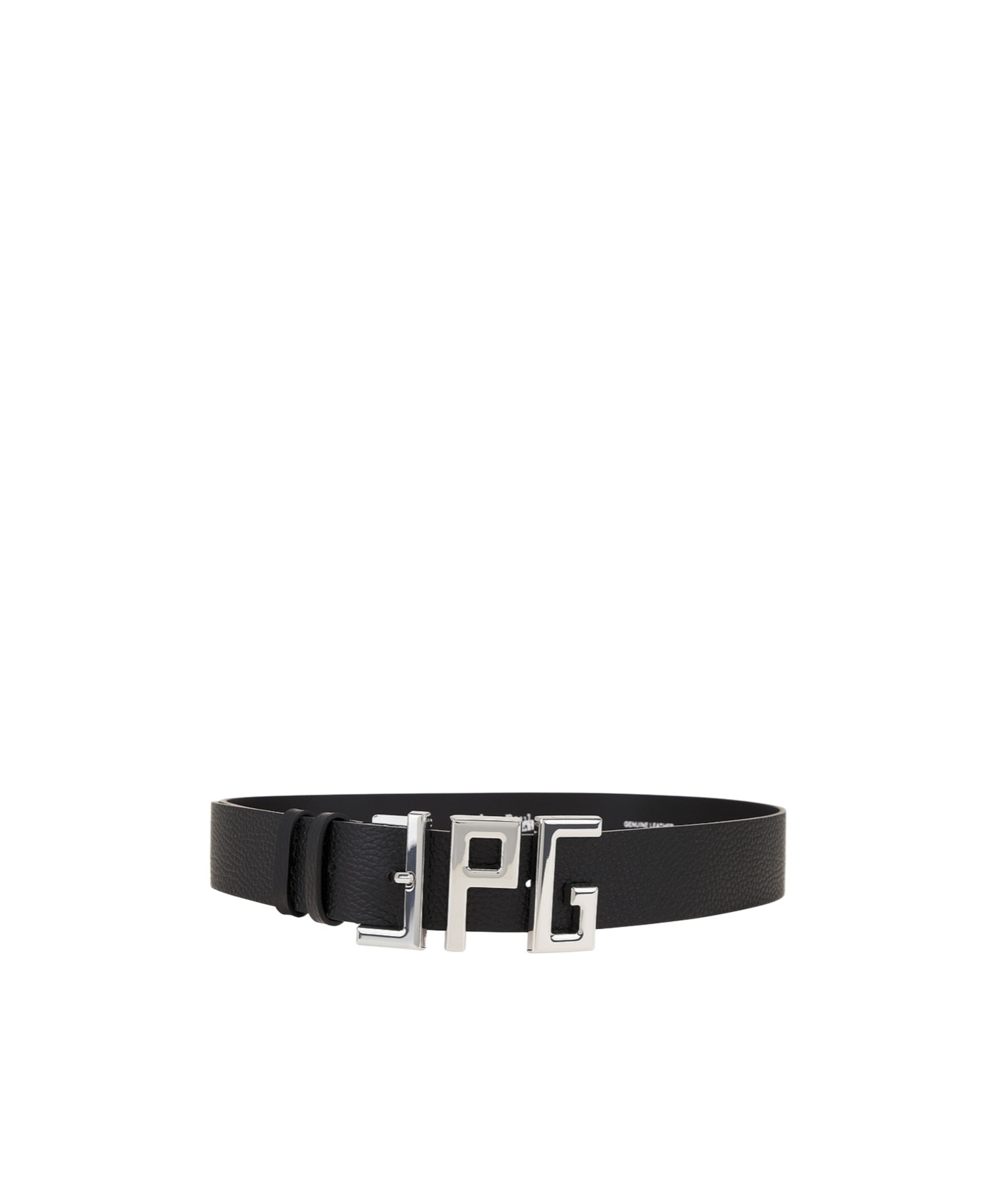 Shop Jean Paul Gaultier Leather Belt In Black