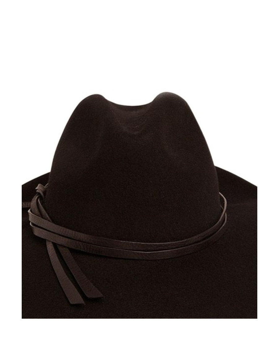 Golden Goose Wide-brim Fedora In Black