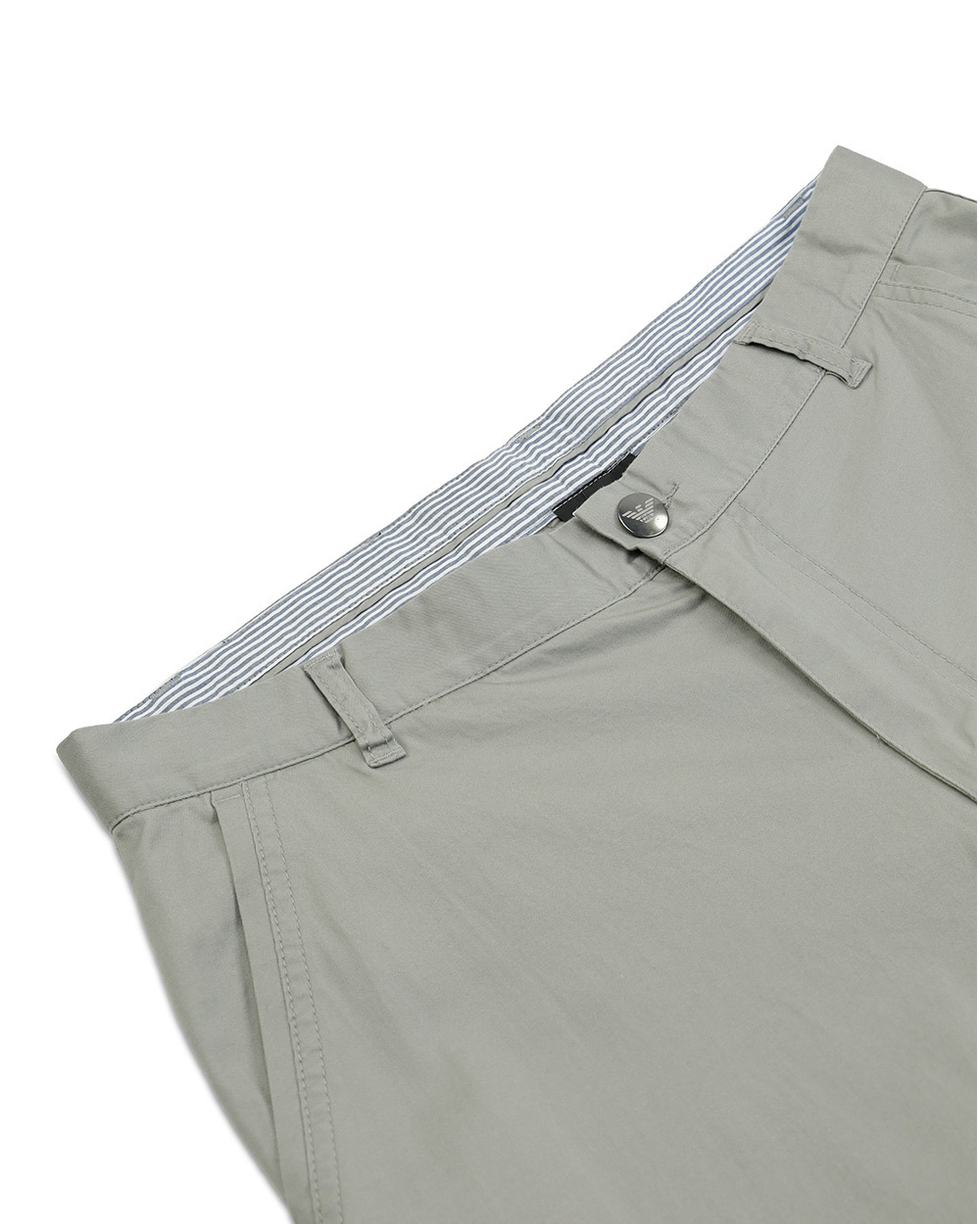 Ea7 Straight Casual Pants In Gray