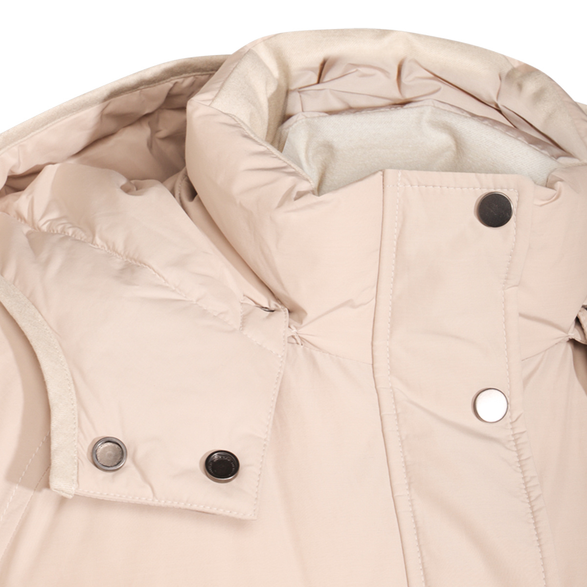 Brunello Cucinelli Puffer Jackets With Adjustable Hem And Hood