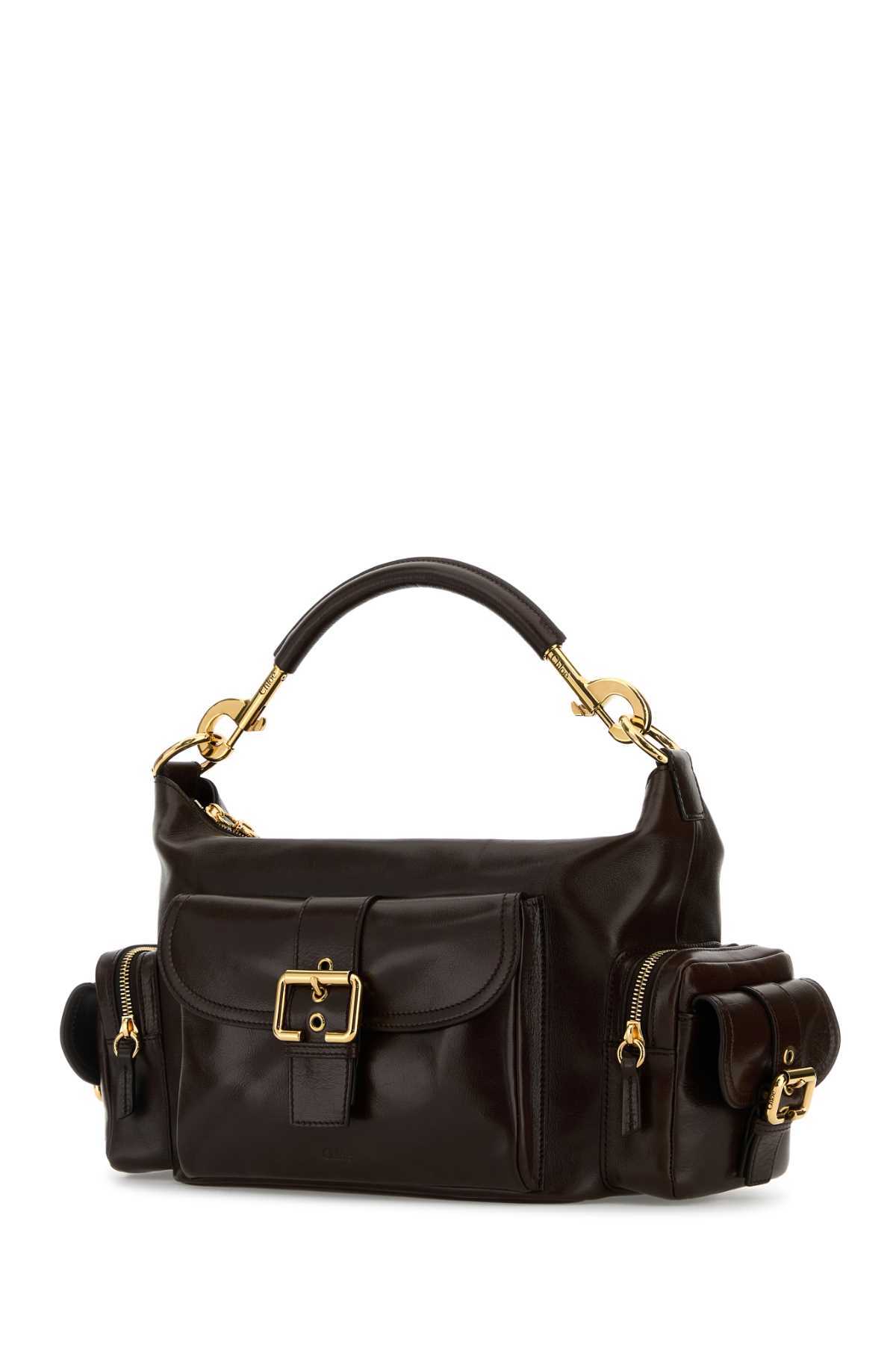 Chloé Chloe Chocolate Leather Camera Bag Handbag
