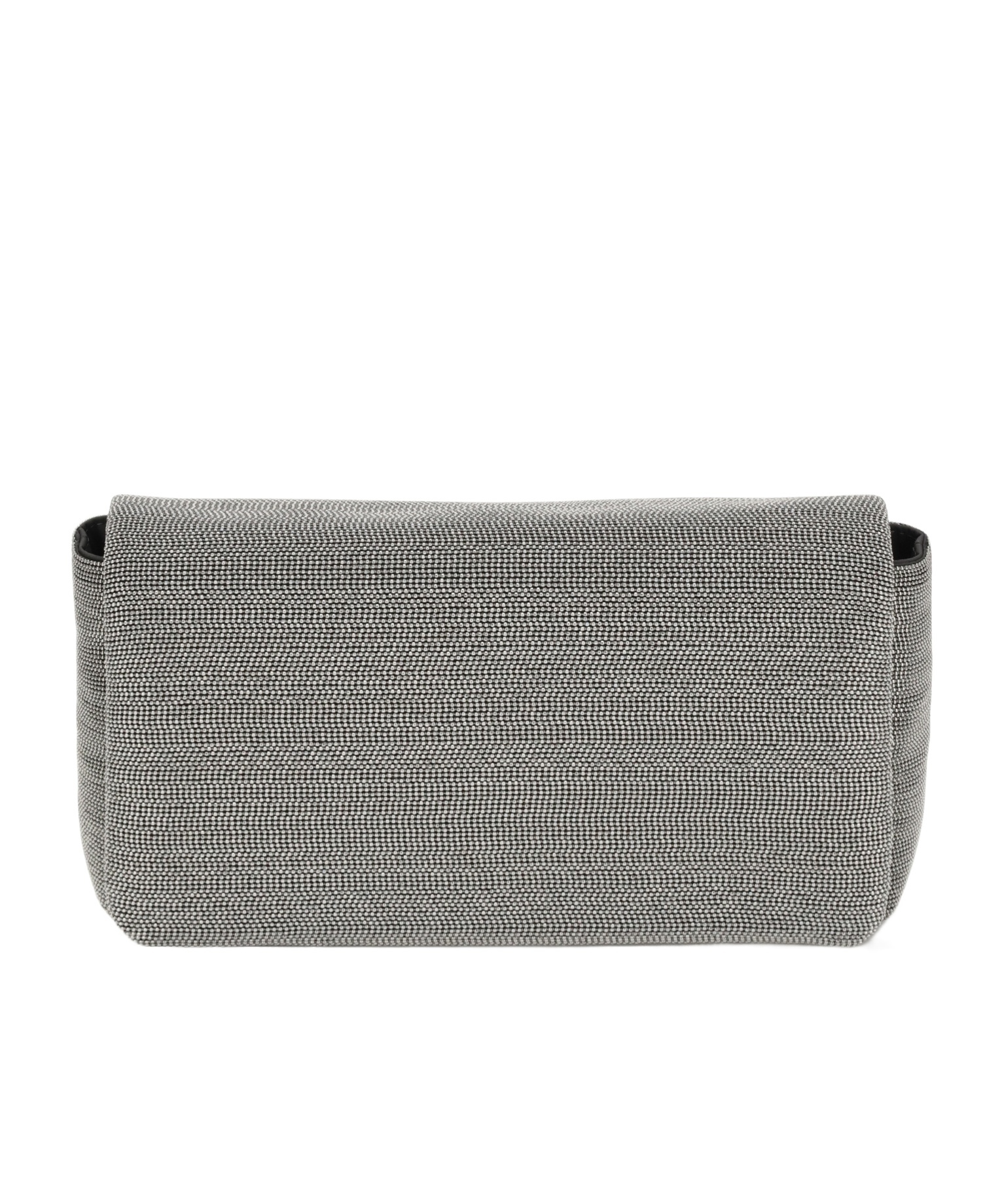 Brunello Cucinelli Monili-embellished Leather Cross Body Bag In Gray