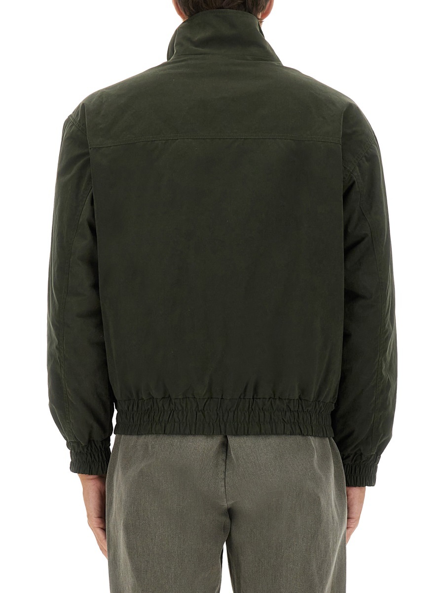 Aspesi Long-sleeved Casual Jacket In Green