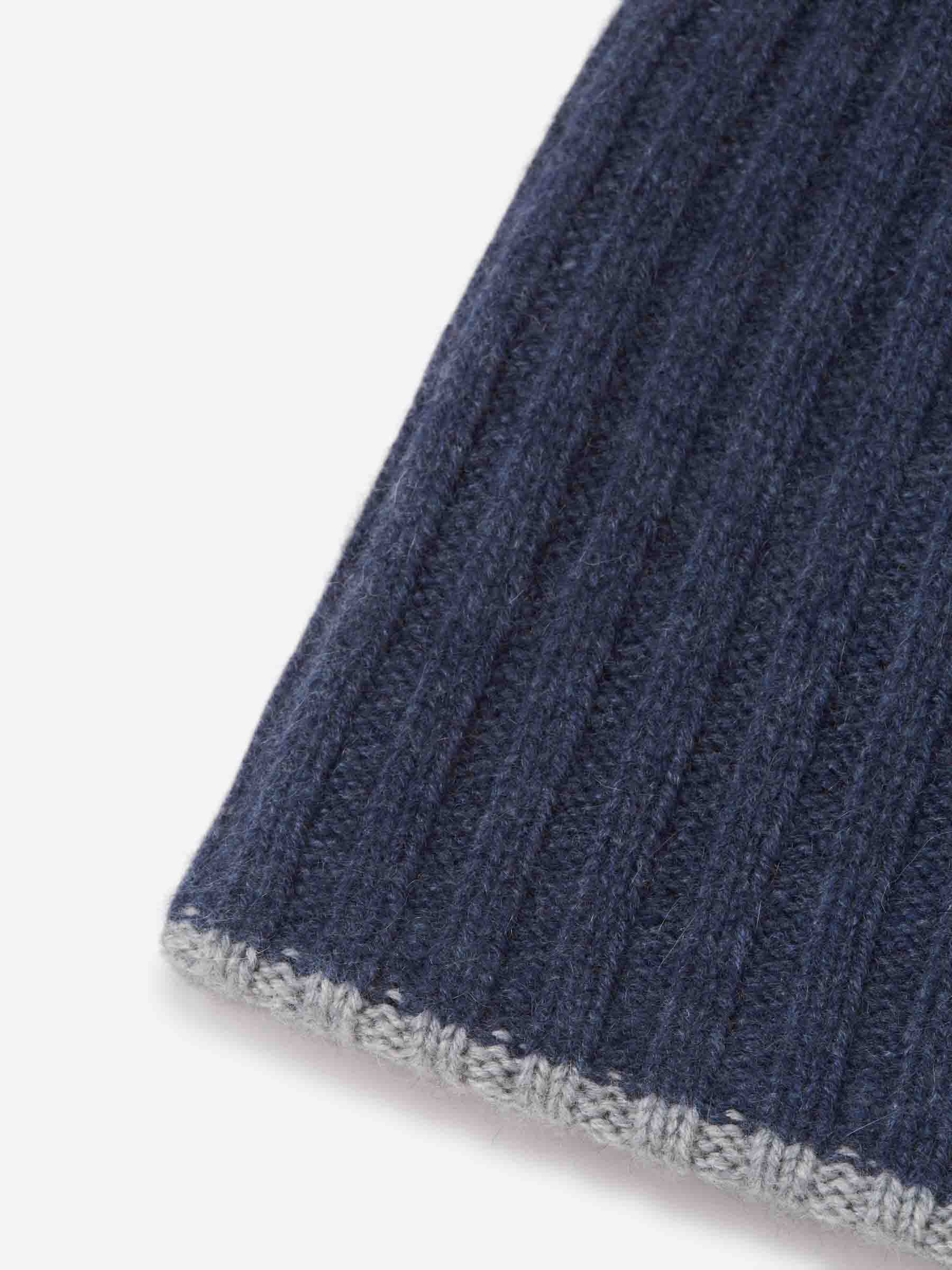 Fedeli Knitting Hat In Blue
