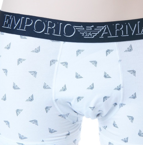 EMPORIO ARMANI LOGO WAIST-PRINTED BOXERS