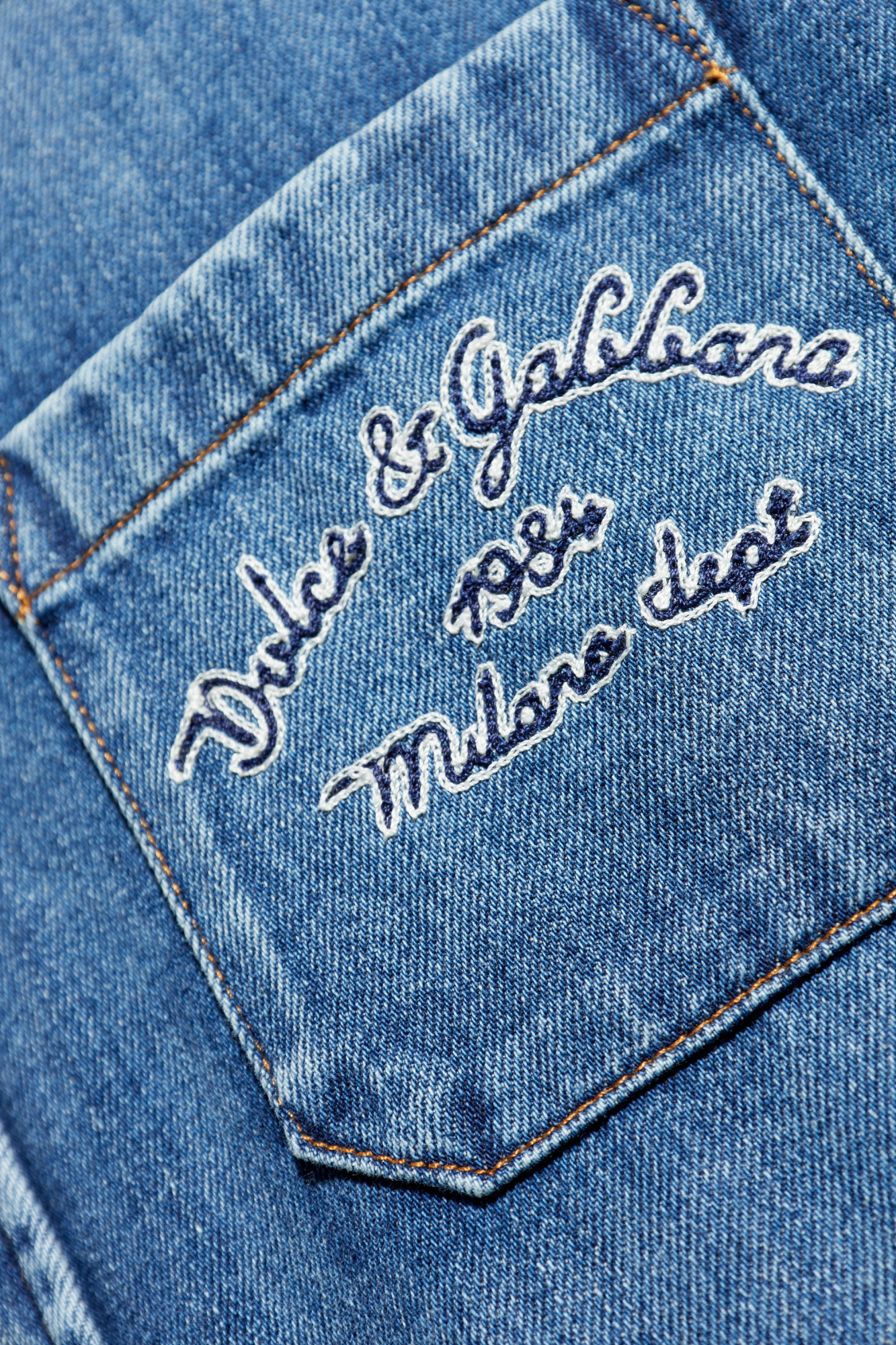 Dolce & Gabbana Light Blue Denim Bermuda Shorts In Blue