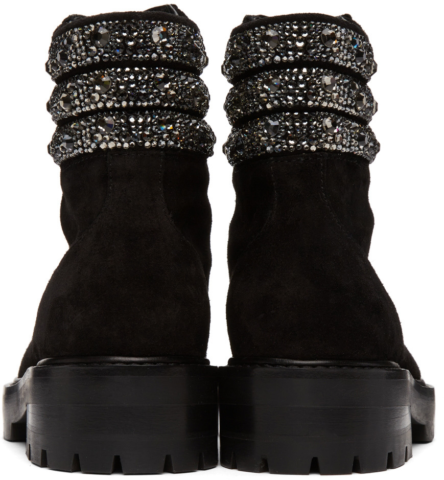 Jimmy Choo Ankle-length Lace-up Boots In Black