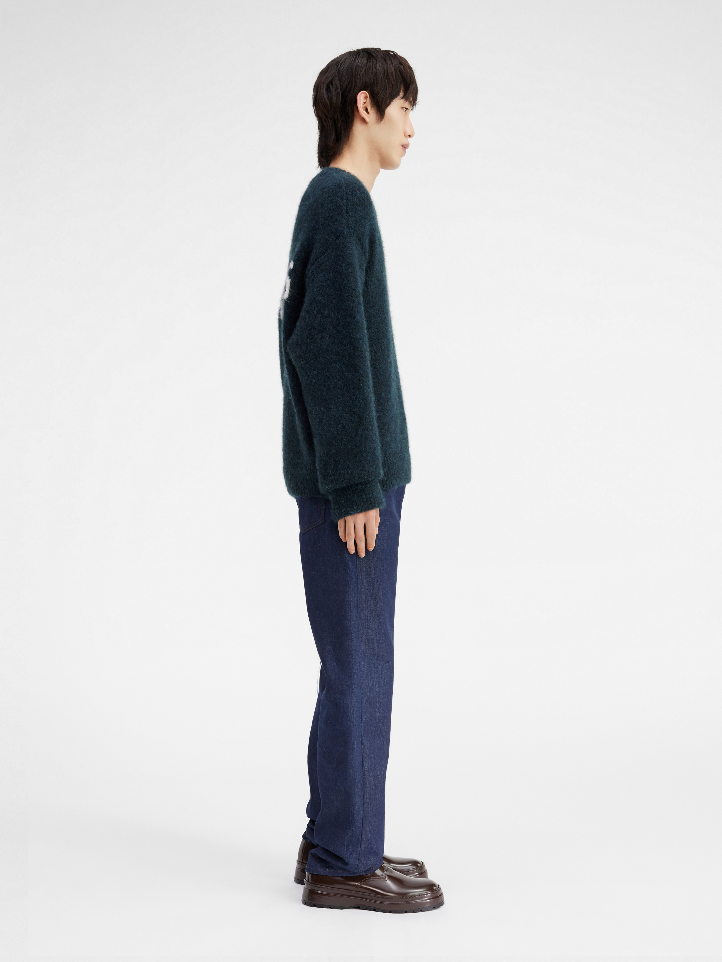Jacquemus La Maille Pavane Jacquard Jumper In Black