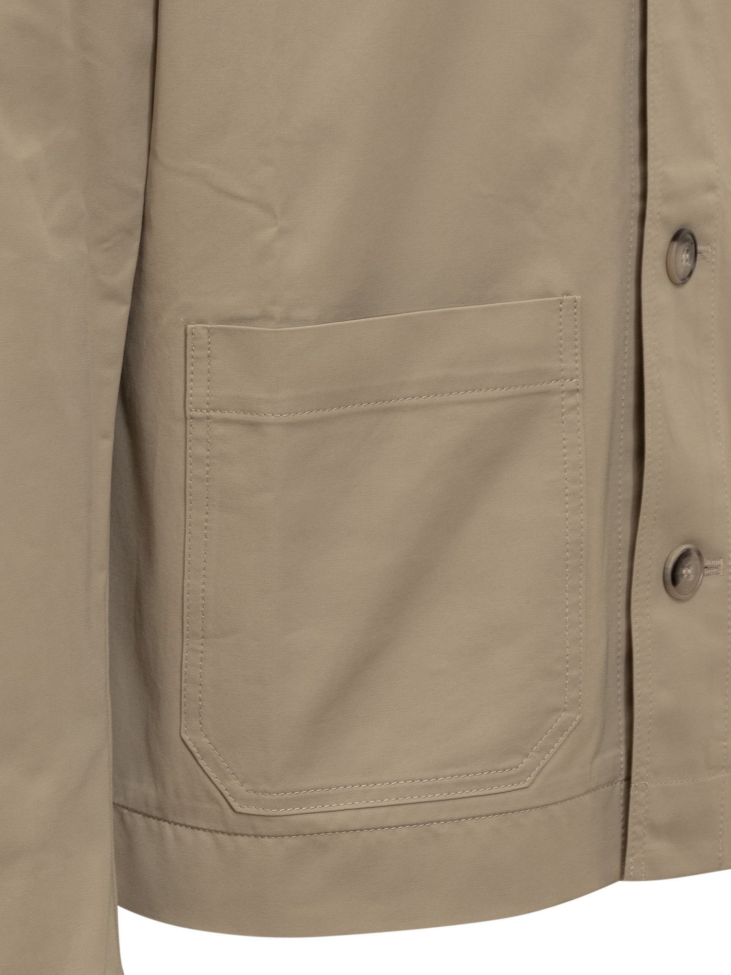 Nanushka Beige Saon Shirt In Nude
