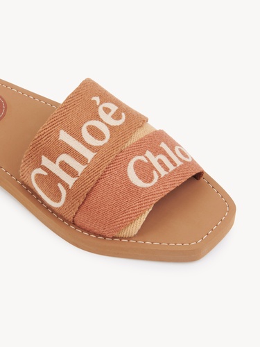 Chloé Woody Mule In Brown