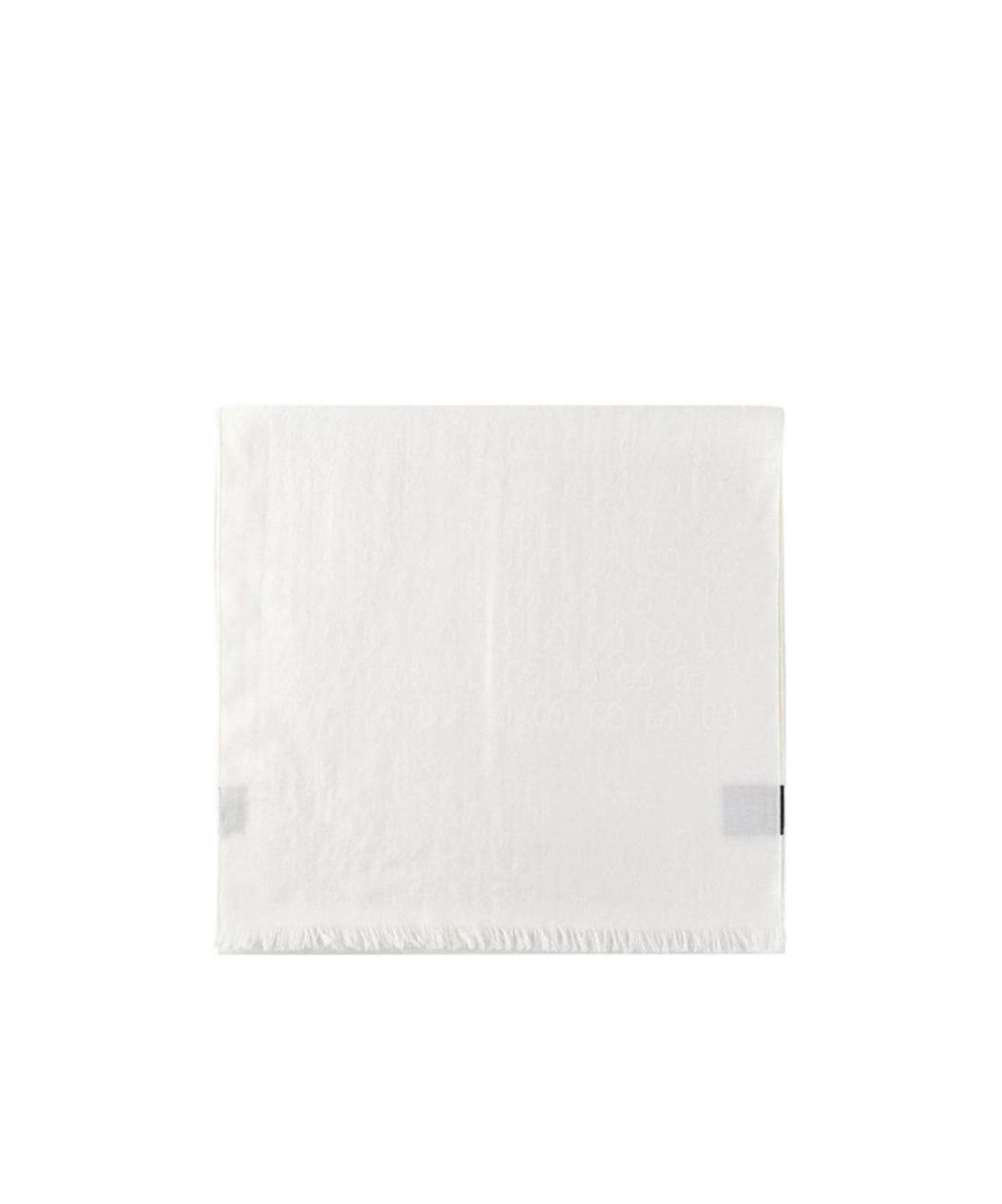 Gucci Logo Casual Scarf In White