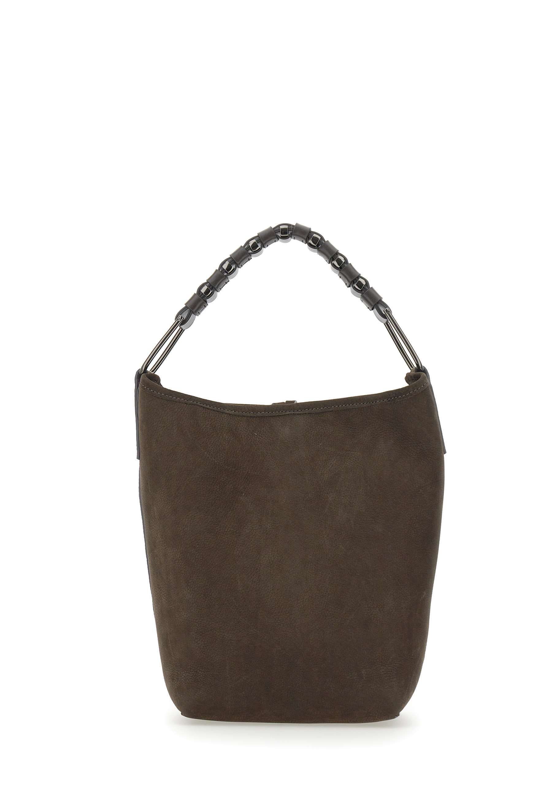 Gianni Chiarini Logo Patch Shoulder Bag In Green