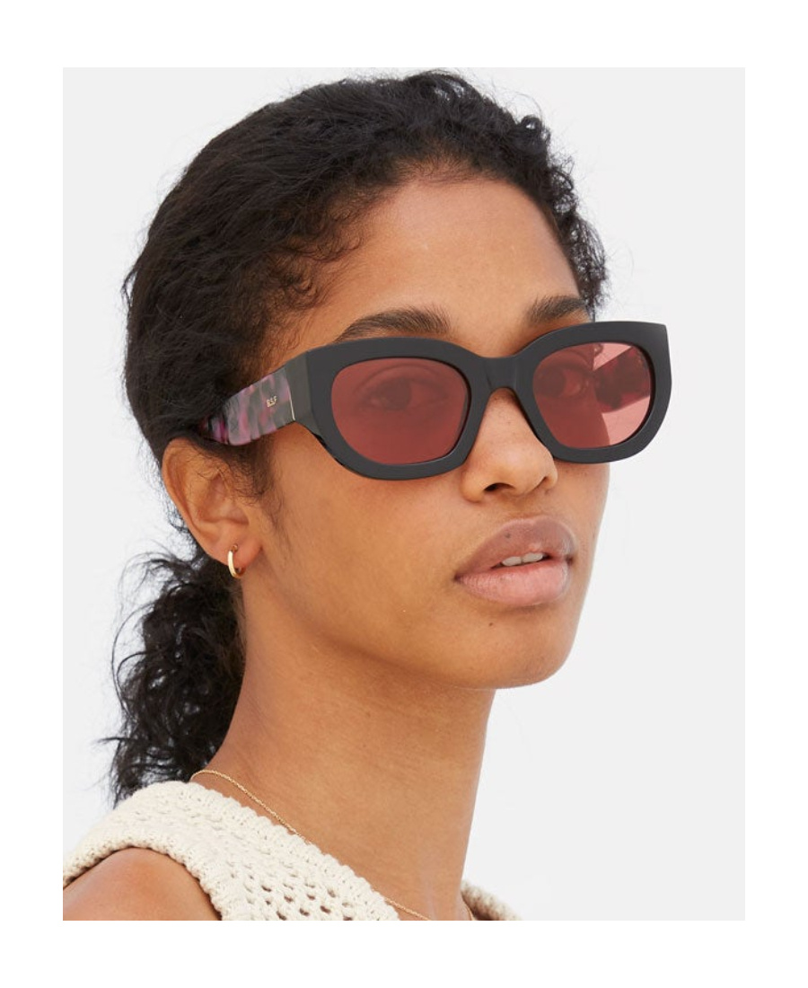 Retrosuperfuture Logo Sunglasses In Black