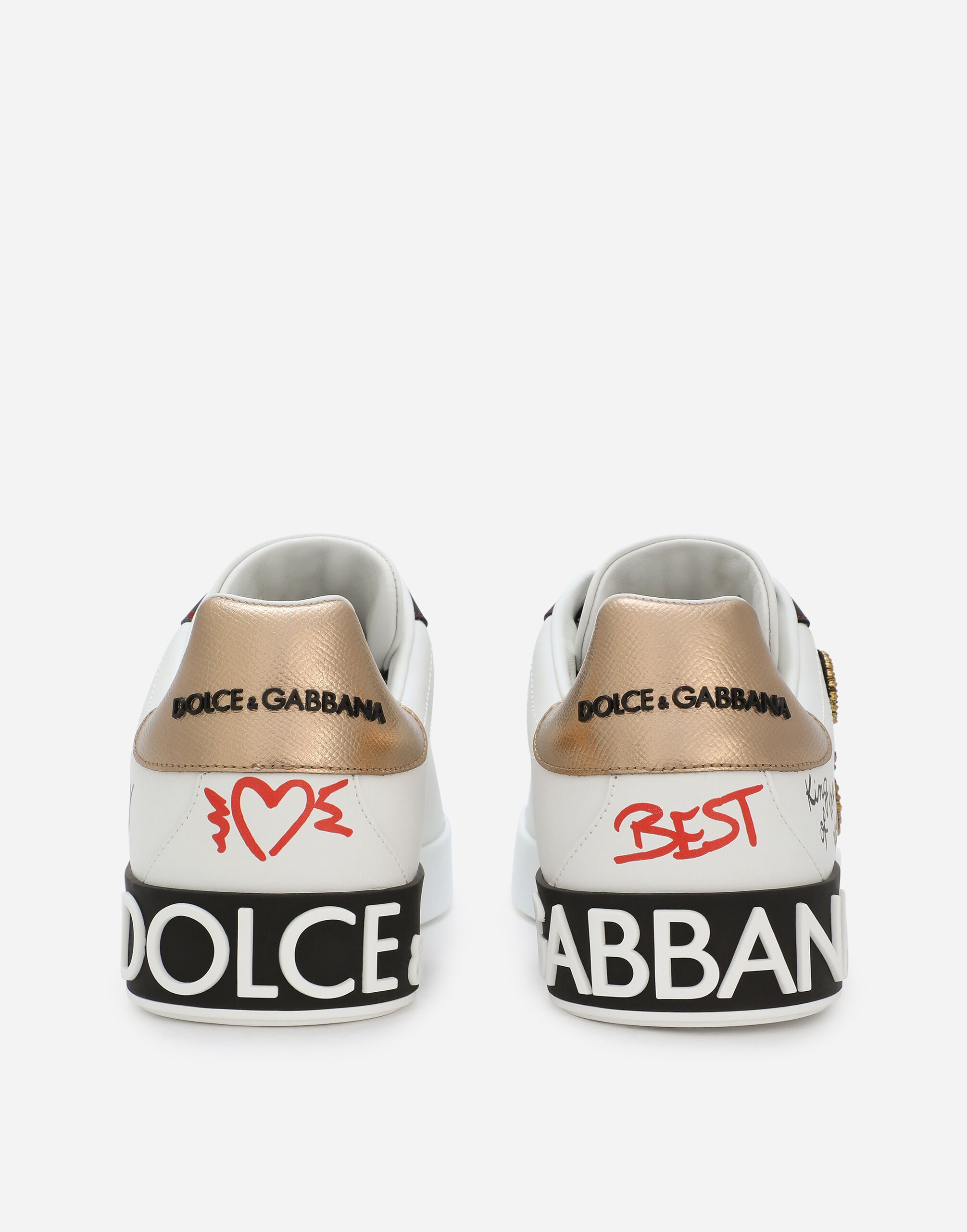DOLCE & GABBANA DOLCE  GABBANA PORTOFINO PRINTED SNEAKERS