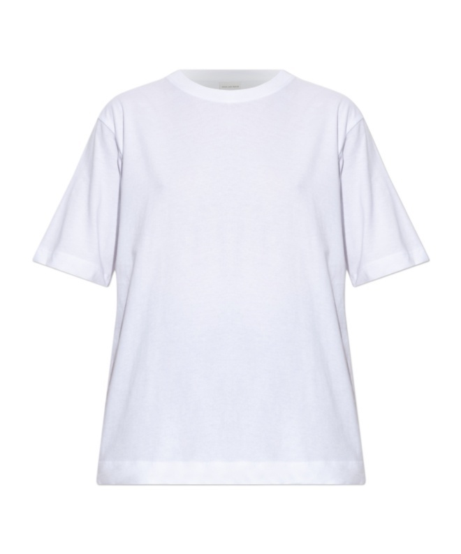 Dries Van Noten Short Sleeve T-shirt In White