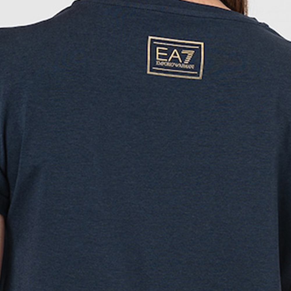 EA7 ROUND NECK STRIPED T-SHIRT 