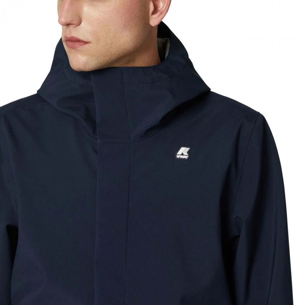 K-way Thomas Warm Ottoman Down Jacket In Blue