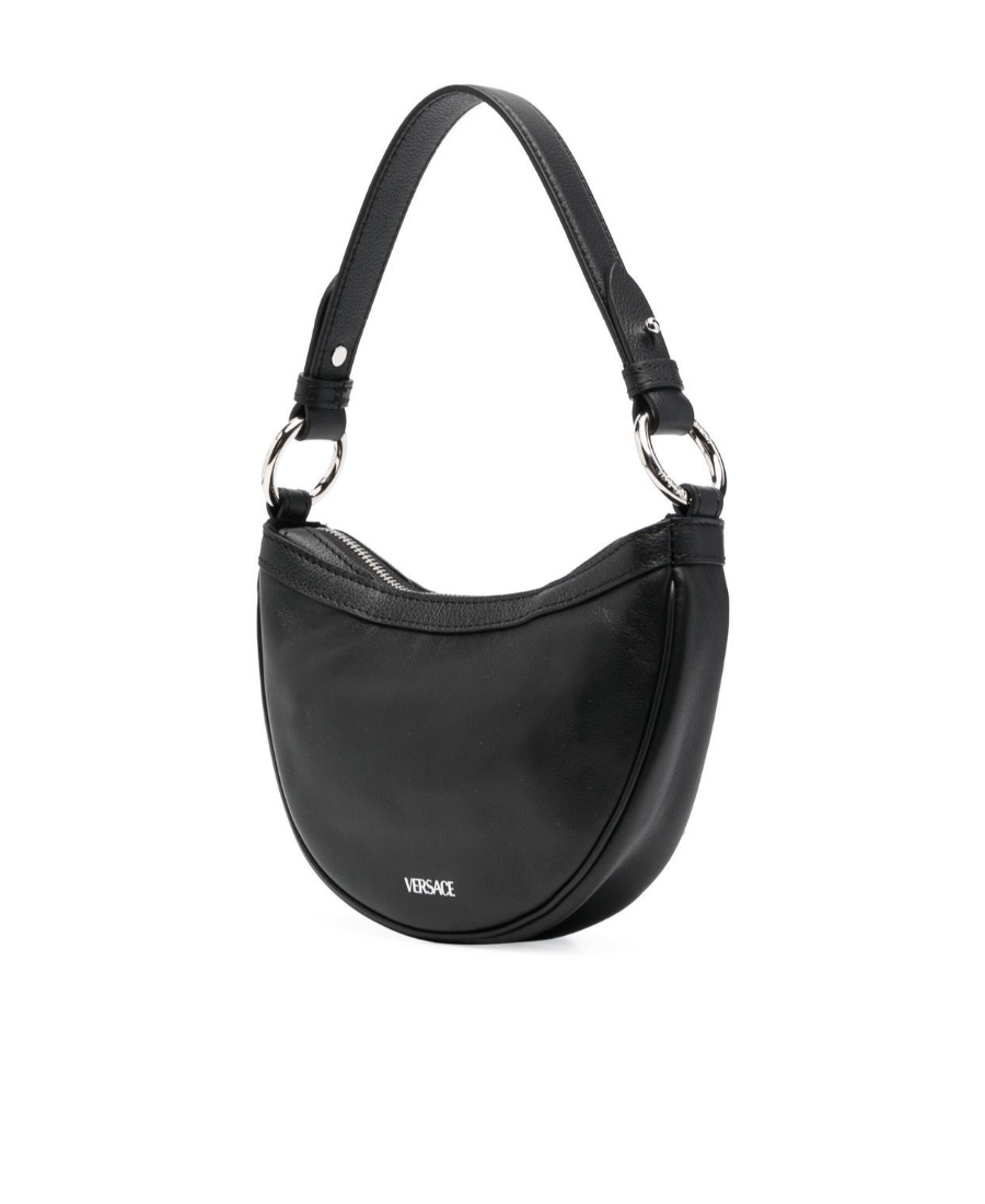 Versace Small Repeat Tote Bag In Black