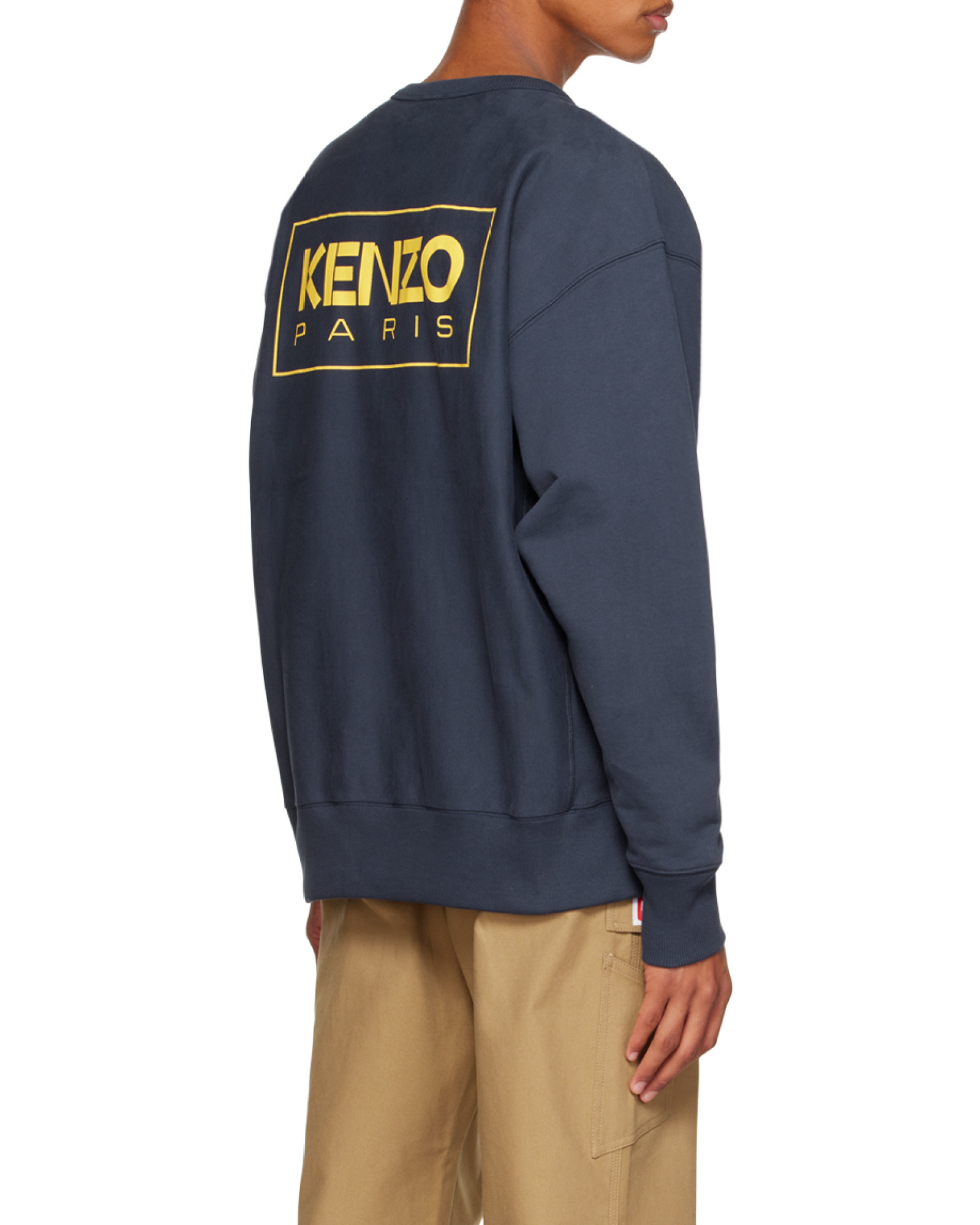 Kenzo Paris Oversize Sweatshirt In Blue