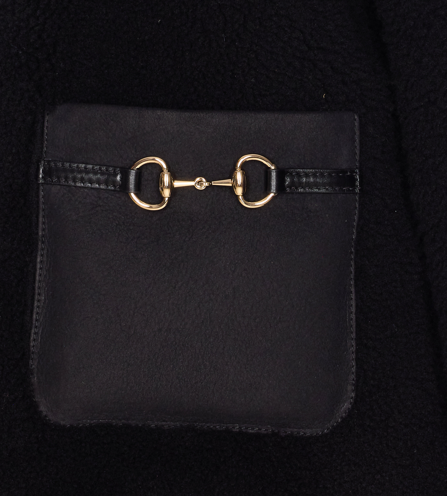 Gucci Women Horsebit Jacket In Black