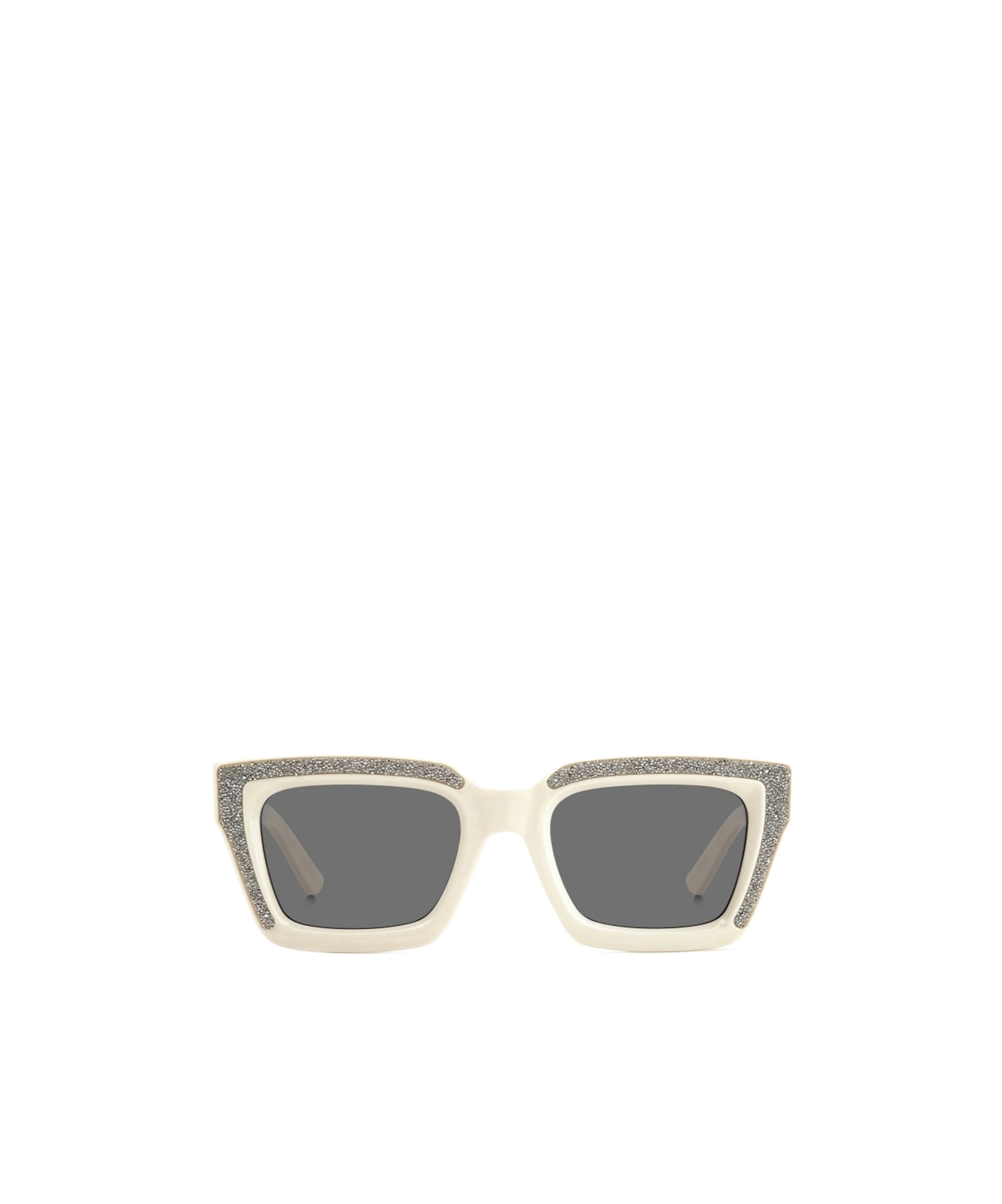 Jimmy Choo Eyewear Rectangular Frame Sunglasses In Gray